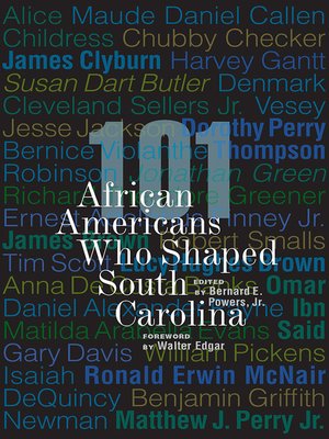 cover image of 101 African Americans Who Shaped South Carolina